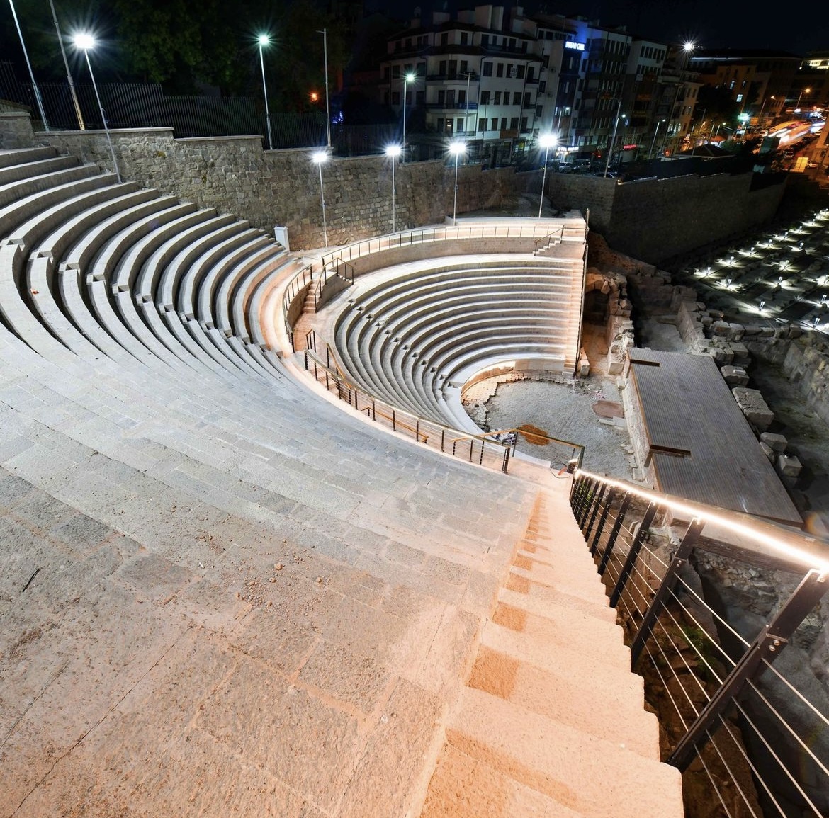 Ankara Antik Roma Tiyatrosu Restorasyon İşi